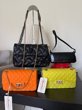 Fashion bag bundle – Black, Orange, Yellow